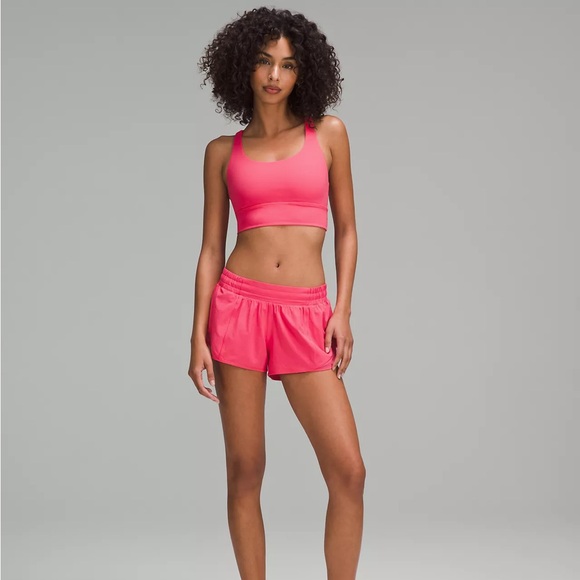 Lululemon Hotty Hot 2.5” 🎁NWT🎁 Glazed Pink color lined - Picture 4 of 6